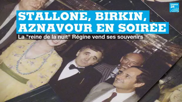 Stallone, Birkin, Aznavour en soirée : la "reine de la nuit" Régine vend ses souvenirs