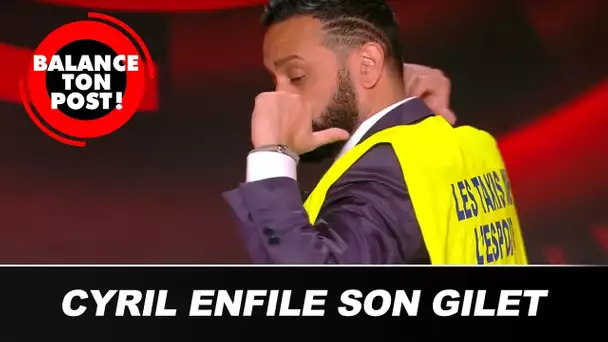 Cyril Hanouna enfile un gilet jaune en direct !