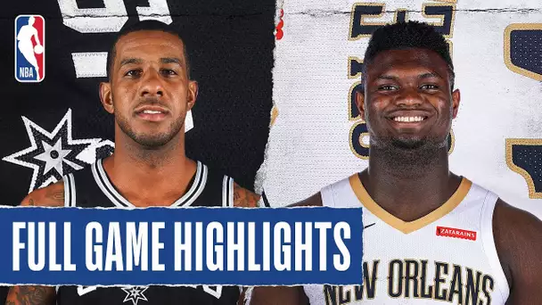 SPURS at PELICANS | FULL GAME HIGHLIGHTS | January 22, 2020
