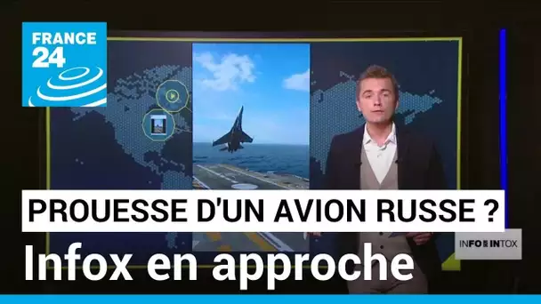 Prouesse d'un avion russe à l'atterrissage ? Infox en approche ! • FRANCE 24