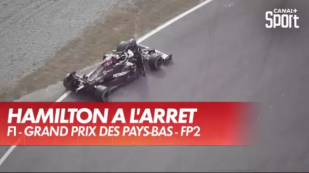 Hamilton à l'arrêt sur la piste en FP3 ! - GP des Pays-Bas