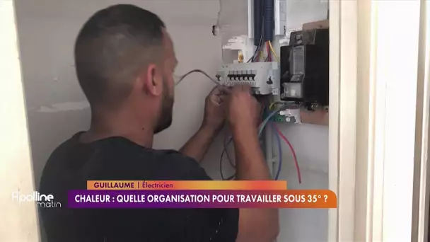 Chaleur: quelle organisation pour travailler sous 35°C?