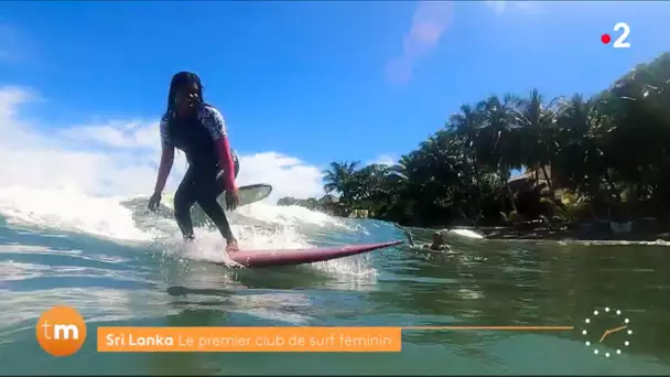 Sri Lanka : le premier club de surf féminin
