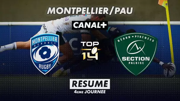 Le résumé de Montpellier/Pau - TOP 14 - 4ème journée
