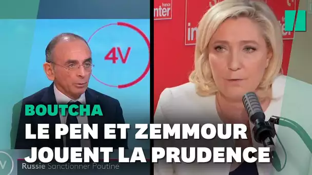 Marine Le Pen et Éric Zemmour restent prudents sur Boutcha et la responsabilité russe