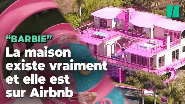 La maison de « Barbie » est sur Airbnb (et le toboggan va vraiment de la chambre à la piscine)