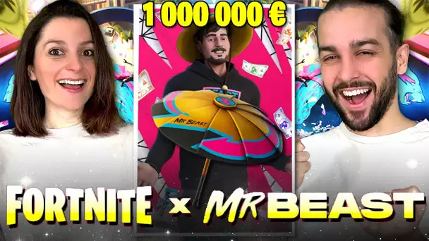 ON JOUE AU TOURNOI DES 1 MILLION D'EUROS DE MRBEAST SUR FORTNITE !