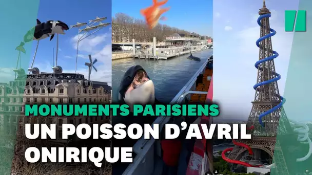 Pour le 1er avril, ces monuments parisiens ont joué le jeu