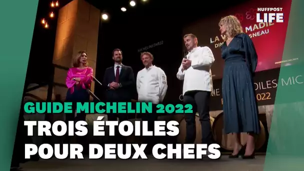 Guide Michelin 2022: voici les nouveaux chefs aux trois étoiles