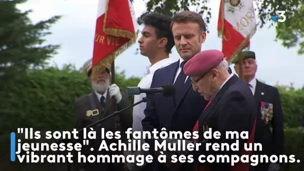"Ils sont là les fantômes de ma jeunesse". Achille Muller rend un vibrant hommage à ses compagnons.