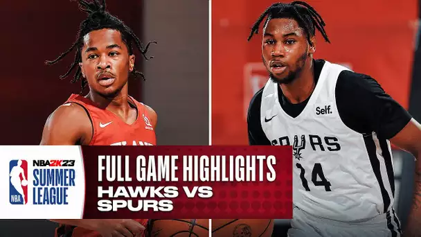 HAWKS vs SPURS | NBA SUMMER LEAGUE | FULL GAME HIGHLIGHTS
