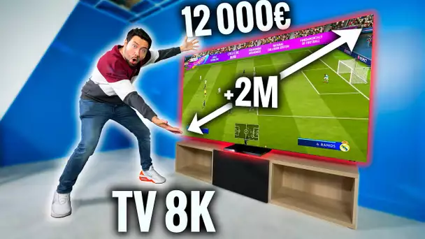 J'ai reçu une TV 8K Géante à 12 000€ ! (plus de 2 mètres)