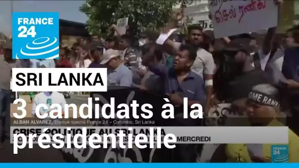 Sri Lanka : trois candidats en lice pour la présidentielle • FRANCE 24