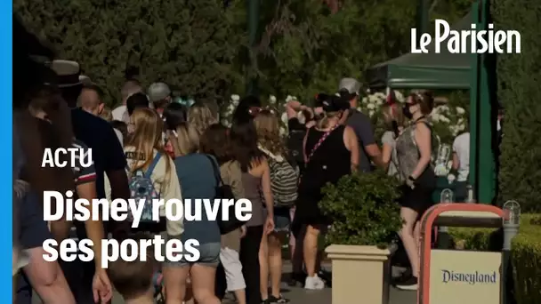 “Une renaissance” : aux Etats-Unis, les fans de Disney fêtent la réouverture du parc