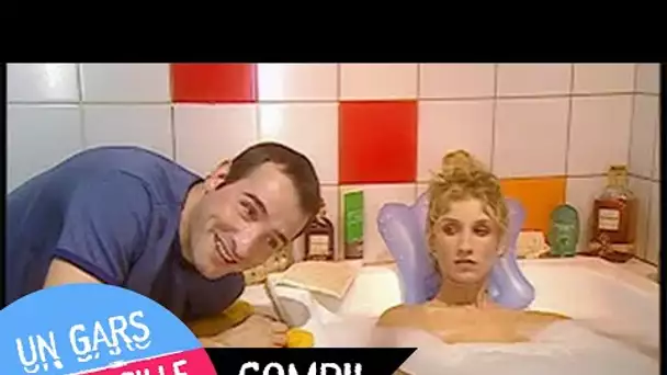 Un gars une fille - dans la salle de bain - compilation