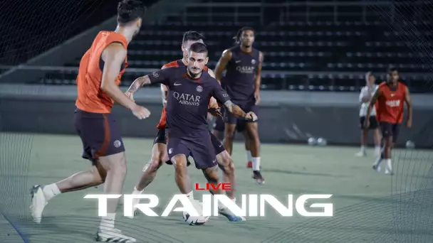 Paris Saint-Germain training session live from Osaka 🔴🔵