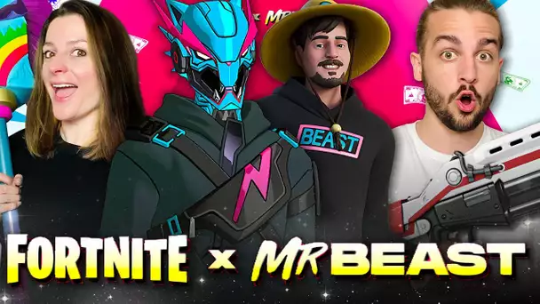 MRBEAST EST DISPONIBLE SUR FORTNITE ! ON ACHETE LE SKIN MRBEAST !