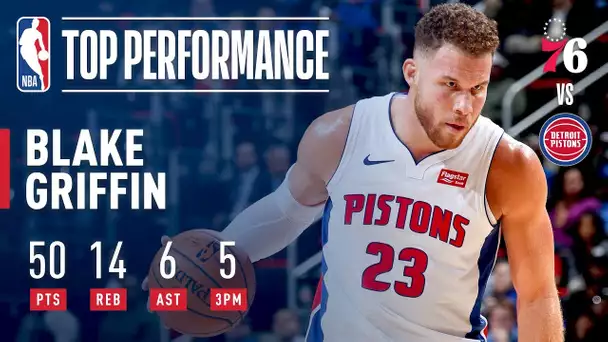 Blake Griffin Sets A NEW Career High 50 Points vs Sixers | October 23, 2018