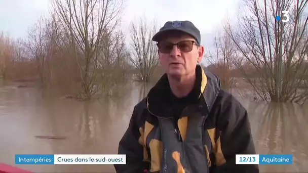 Inondations : Couthures-sur-Garonne sous l'eau après une rupture de digue