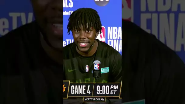 Jrue Holiday Makes A Funny Joke About PJ 😅 | #Shorts