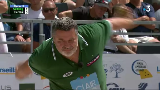 Mondial La Marseillaise à pétanque : 16e de finale Quintais contre Hureau