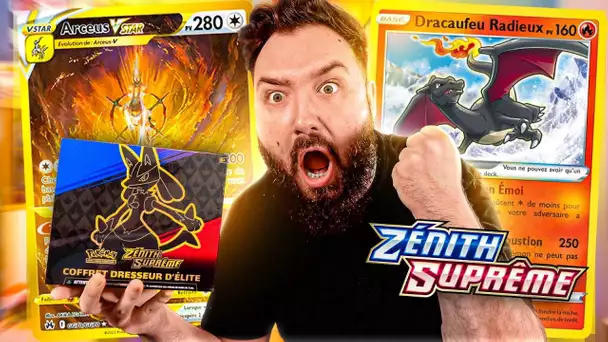 MEILLEURE OUVERTURE ELITE TRAINER BOX ZENITH SUPREME FRANÇAIS ! 1ÈRE FULL ART POKEMON SECRETE