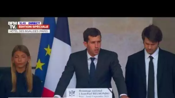 Hommage à Jean-Paul Belmondo : son petit-fils Victor livre un discours bouleversant