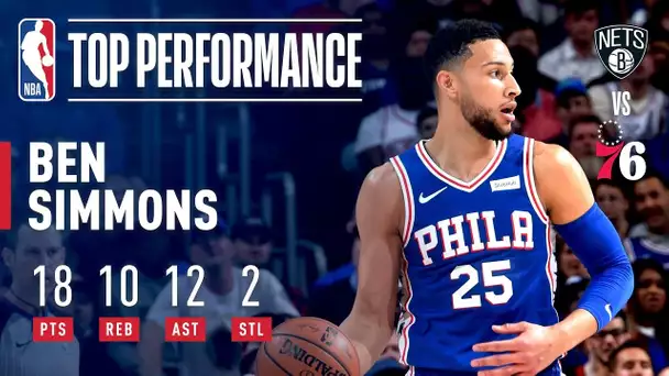 Ben Simmons Joins ELITE Company With 2nd Career Playoff TRIPLE-DOUBLE