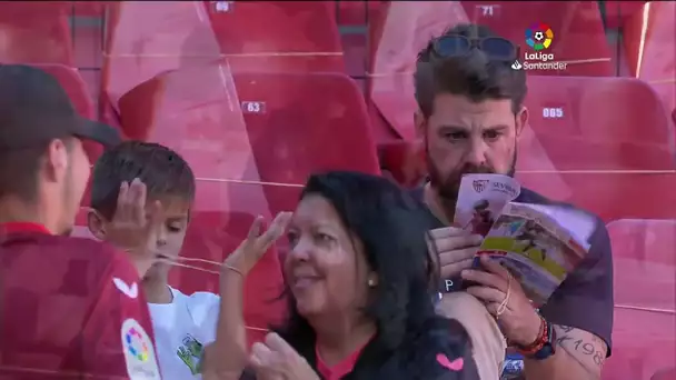 Calentamiento Sevilla FC vs Atlético de Madrid