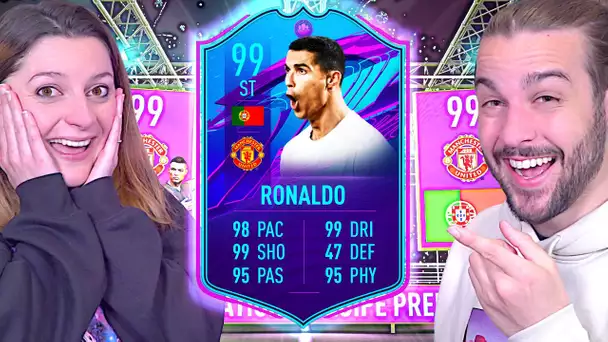 ON DEBLOQUE LA MEILLEURE CARTE DE CRISTIANO RONALDO ! MEGA PACK OPENING FIFA 21