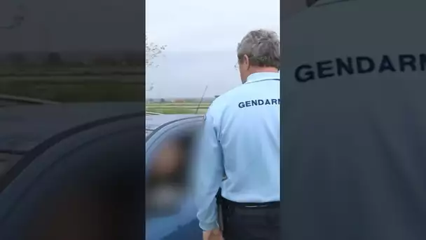 100km/h au-dessus de la limite, il a fait fort ! #shorts #gendarmerie #contrôle