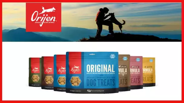 ORIJEN Freeze Dried Dog Treats, Grain Free, High Protein, Made in USA, Original, 3.25 Oz