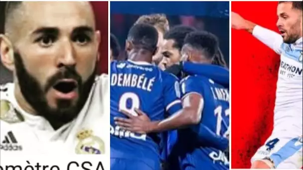 Les français ne veulent plus de Benzema, victoire de Lyon à Nîmes, une recrue à Nice