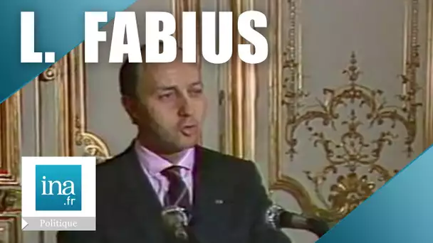 Laurent Fabius quite son poste de 1er Ministre | Archive INA