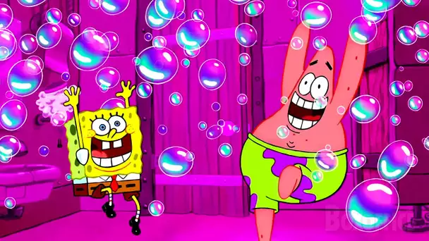 Bob et Patrick font des bulles dans un bar de loubards | Bob l'éponge, le film | Extrait VF