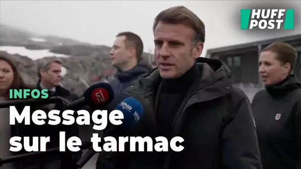 À peine arrivé au Groenland, Macron a envoyé un message limpide à Trump