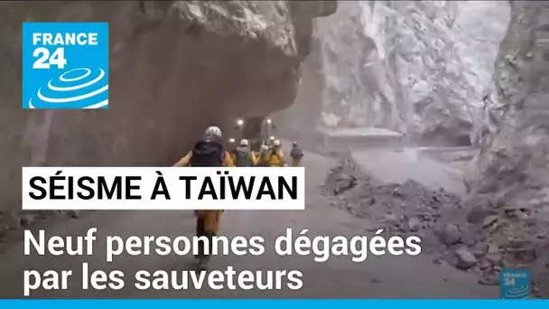 Séisme à Taïwan : neuf personnes dégagées par les sauveteurs, une dizaine de disparus