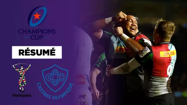 Résumé : Castres battu à la dernière seconde par les Harlequins !