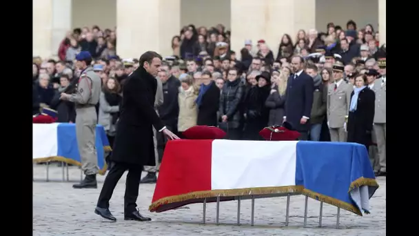 Emmanuel Macron  son hommage au fils de Jean Marie Bockel, décédé au Mali