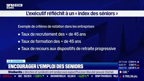 Encourager l'emploi des seniors