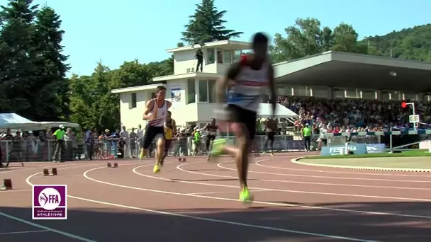 Aix-les-Bains 2014 : Finale M 4x100 m (Ca Montreuil en 40&#039;&#039;36)