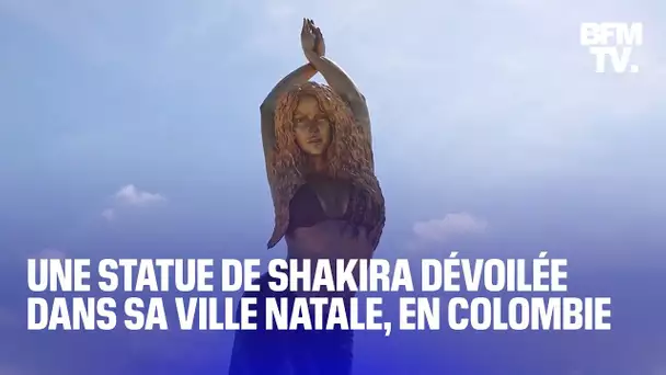 Une statue de Shakira dévoilée dans la ville natale de la chanteuse, en Colombie
