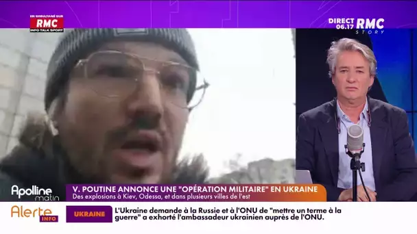 "J'ai entendu deux grosses explosions": le témoignage de Jérémy, Français résidant près de Kiev