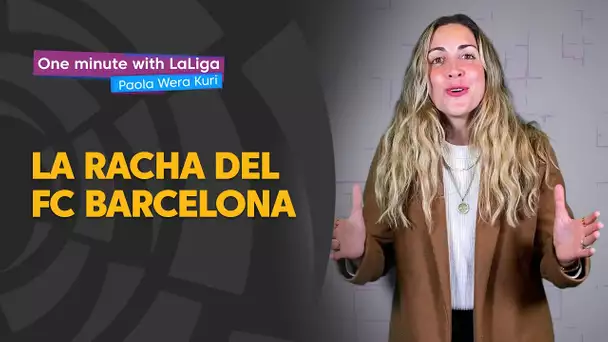 One minute with LaLiga & ‘La Wera‘ Kuri: La racha positiva del FC Barcelona