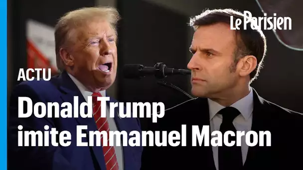 Donald Trump se moque (encore) d'Emmanuel Macron  lors d'un meeting