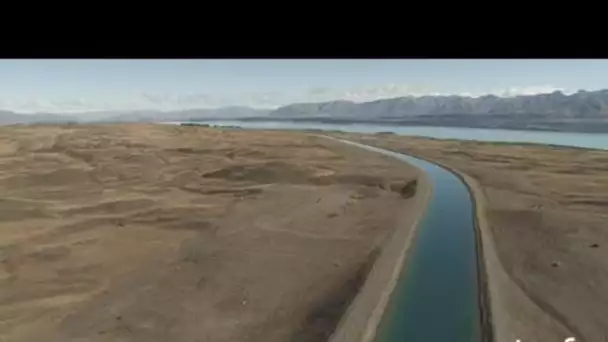 Nouvelle-Zélande, Ile du Sud : lac, canal et mélange des eaux