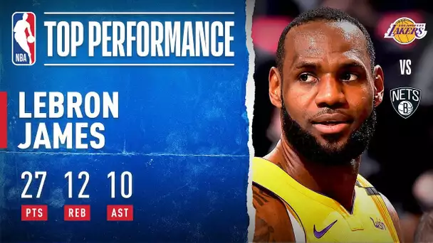 LeBron drops Triple-Double!