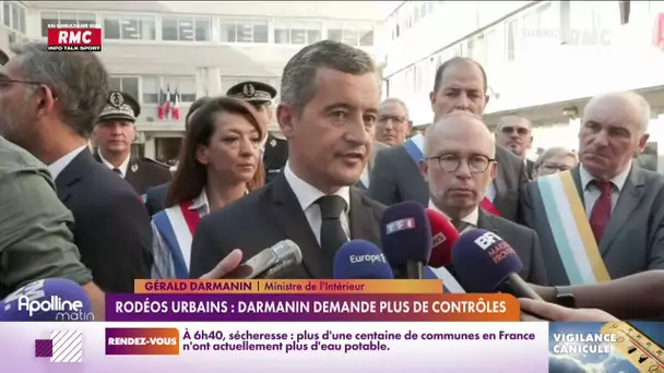 Rodéos urbains : Gérald Darmanin annonce une intensification des contrôles