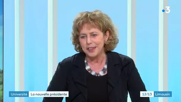 Première interview d'Isabelle Klock-Fontanille, la nouvelle présidente de l'Université de Limoges