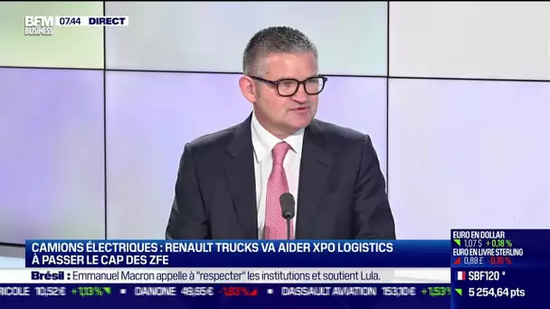 Thibaut Guilluy (Haut-commissaire): Renault Trucks va aider XPO Logistics à passer le cap des ZFE